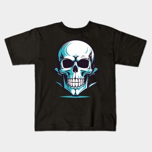 Skull in Vector Style Kids T-Shirt